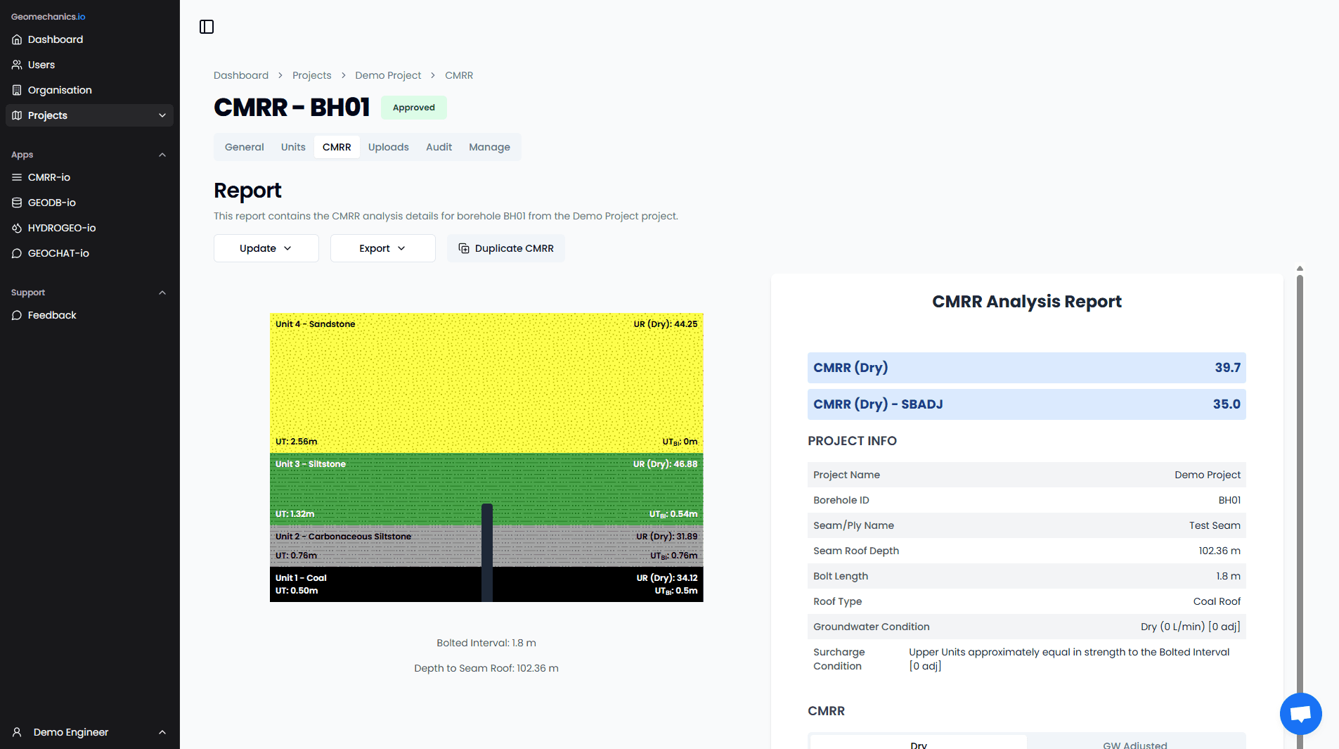 CMRR-io Output Screenshot